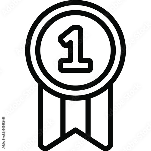 Number One Award Icon