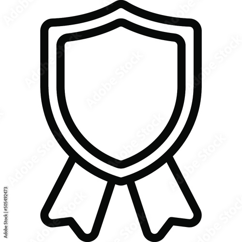 Shield Ribbon Icon