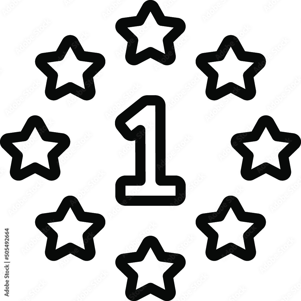 Stars In Circle Icon Stars In Circle Icon