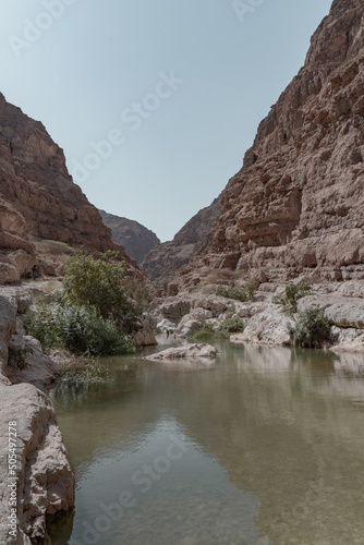 Wadi Shab in Oman.