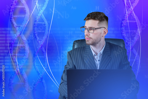 Genetic research. A scienti...
