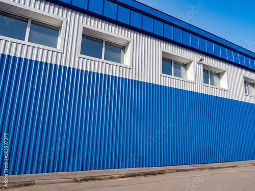Warehouse building outside....