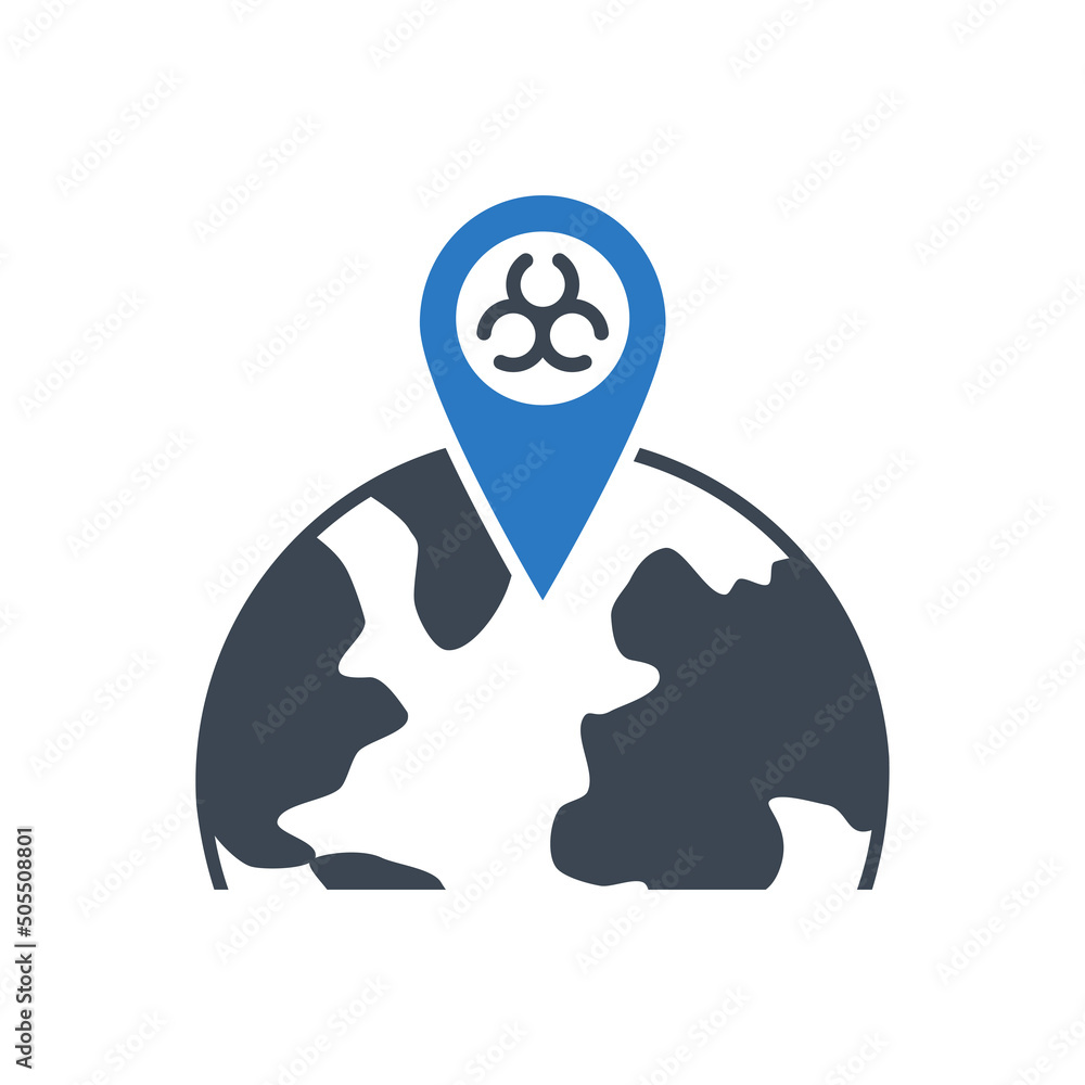 Epidemic related vector glyph icon Epidemic related vector glyph icon
