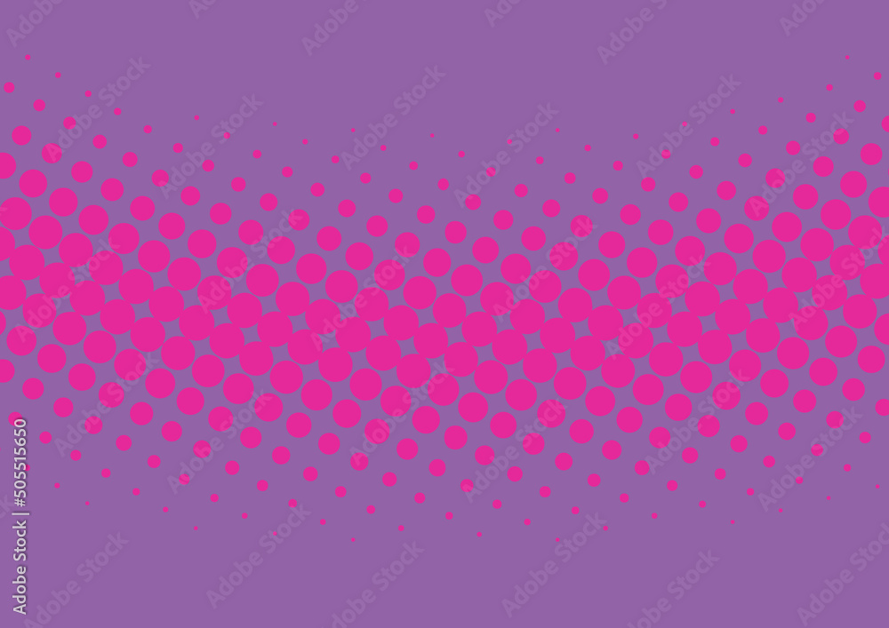 Awesome purple and magenta pop art background with dots design in retro comics book style Awesome purple and magenta pop art background with dots design in retro comics book style