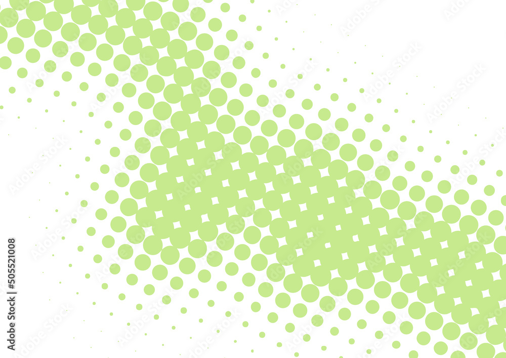 Awesome green and white pop art background with dots design in retro comics book style Awesome green and white pop art background with dots design in retro comics book style