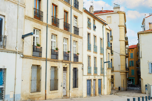 street traditional architecture Bеziers France