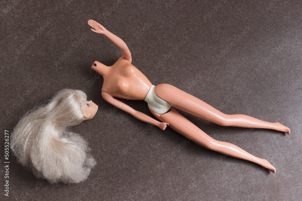 Broken Barbie doll Stock Foto Adobe Stock
