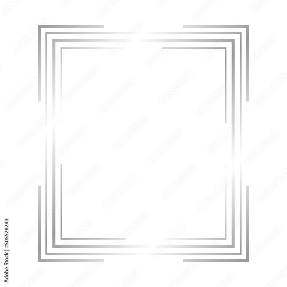 silver line rectangle frame
silver line rectangle frame