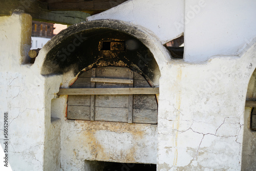 old oven for baking bread in a village © helfei