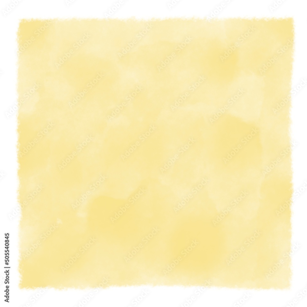 Obraz premium Yellow pastel watercolor sky texture background.