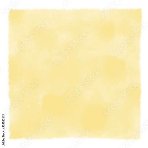 Yellow pastel watercolor sky texture background.