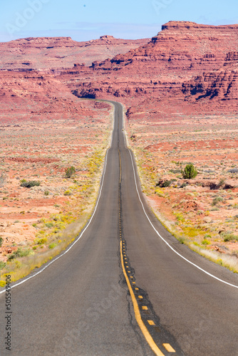 Long Road in the Desert
