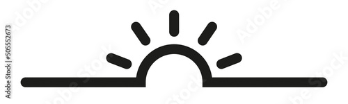 ICÔNE COUCHER DE SOLEIL