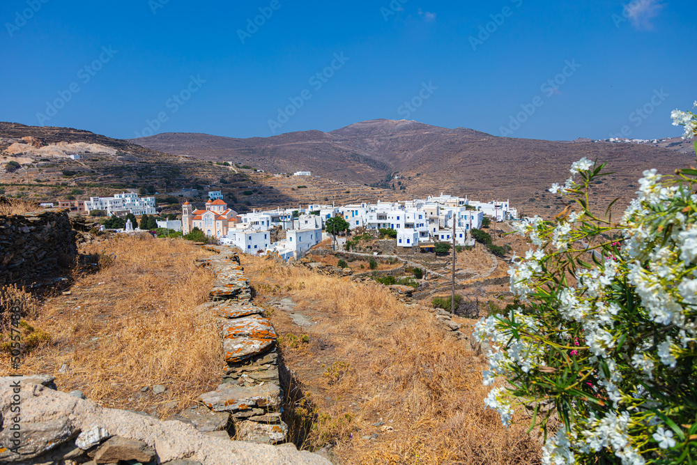 Φωτογραφία Typical greek architecture in the mountains of Tinos, a Greek island situated in the Aegean Sea, located in the Cyclades archipelago