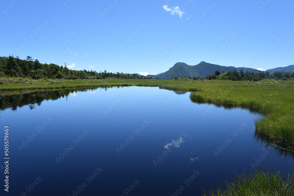 lots of lakes in wetland at high altitude