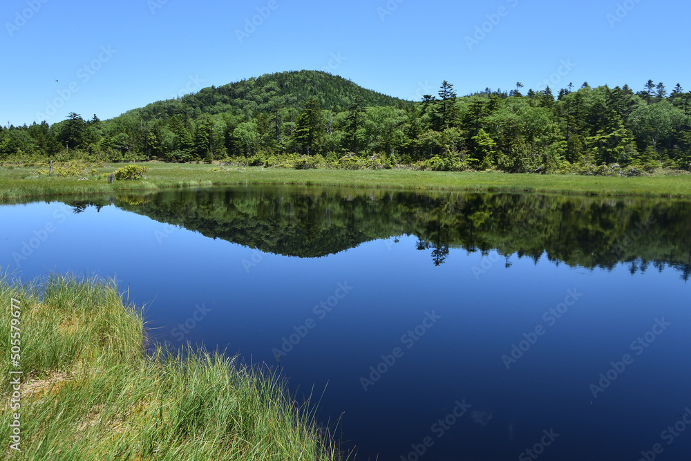 lots of lakes in wetland at high altitude