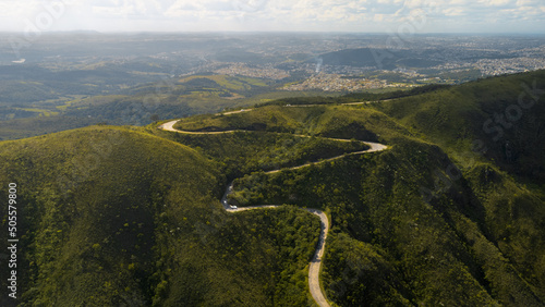 Aerial view of Serra do Rola-Moça, in Brumadinho, Minas Gerais photo