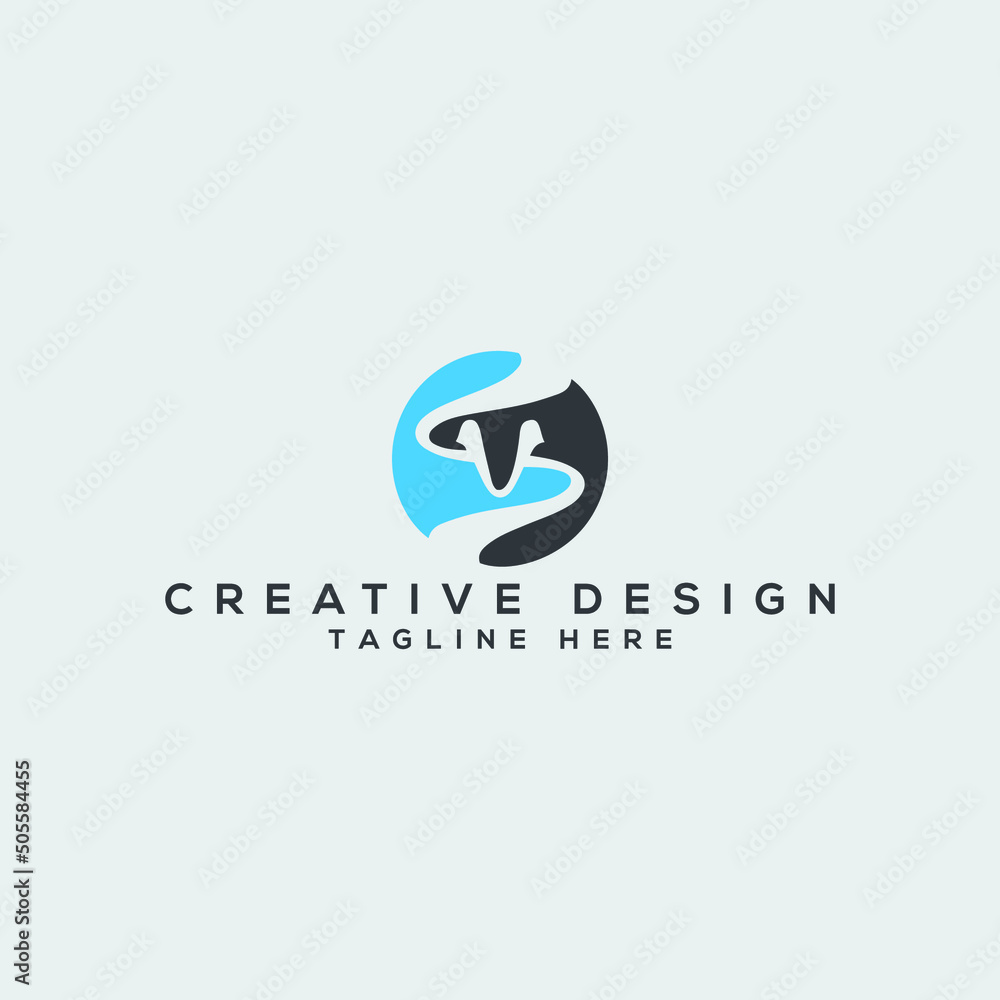 Creative and modern VS Letter logo design Creative and modern VS Letter logo design