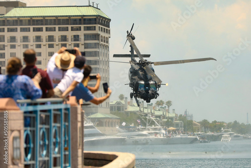 US Socom Demonstration displaying military capabilities in Tampa=
