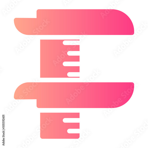 caliper gradient icon