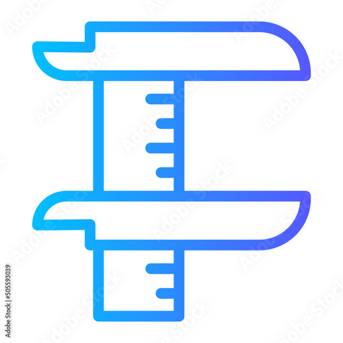 caliper gradient icon