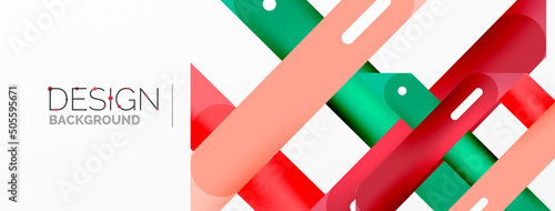 Background overlapping lines. Dynamic lines abstract wallpaper. Straight lines composition vector illustration for wallpaper banner background or landing page