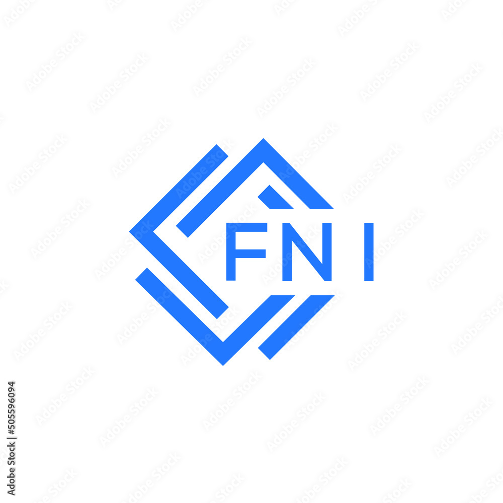 FNI technology letter logo design on white background. FNI creative initials technology letter logo concept. FNI technology letter design. FNI technology letter logo design on white background. FNI creative initials technology letter logo concept. FNI technology letter design.