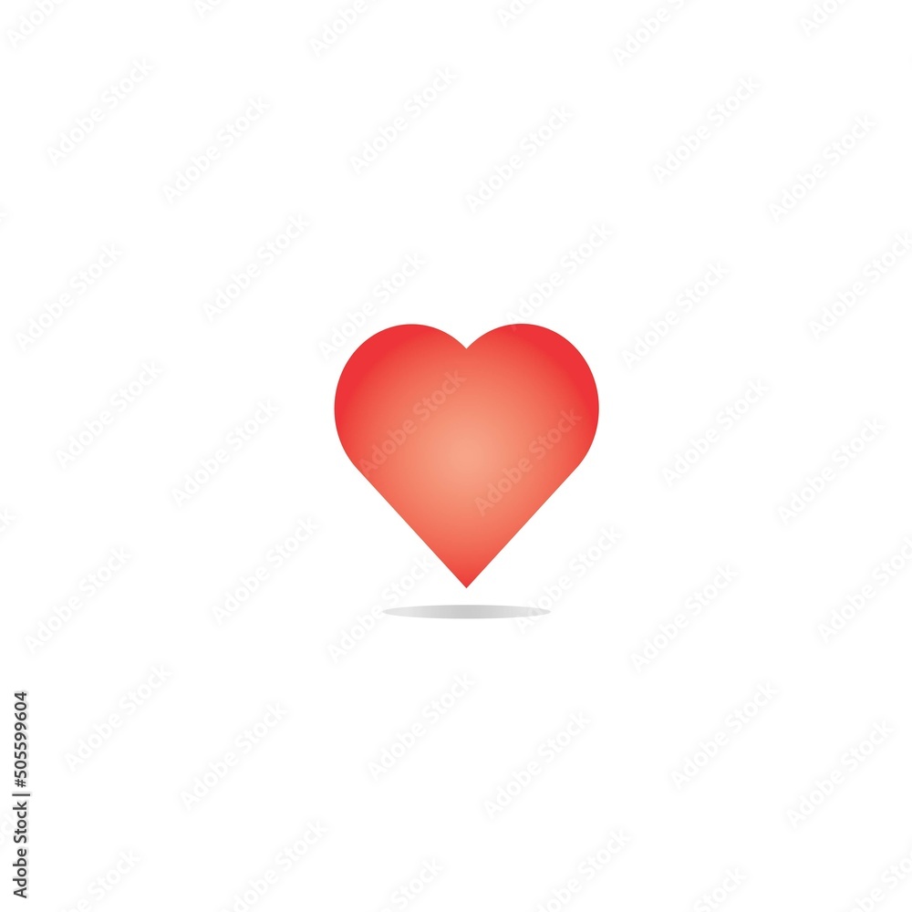 3D love icons, isolated on white background. 3D heart vector design 3D love icons, isolated on white background. 3D heart vector design