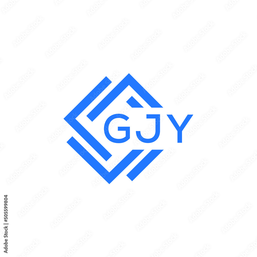 GJY technology letter logo design on white  background. GJY creative initials technology letter logo concept. GJY technology letter design.
