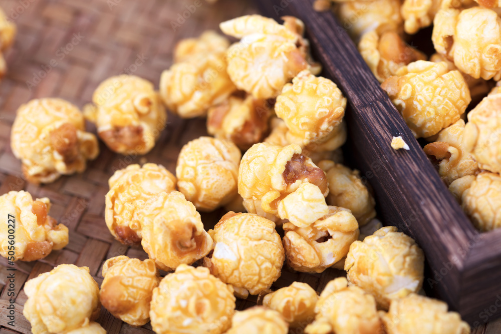 Casual Snack Popcorn on table Casual Snack Popcorn on table