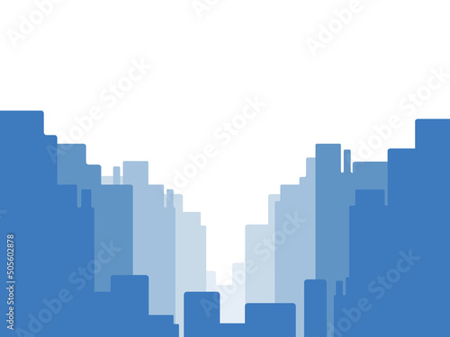 Skyscraper silhouette