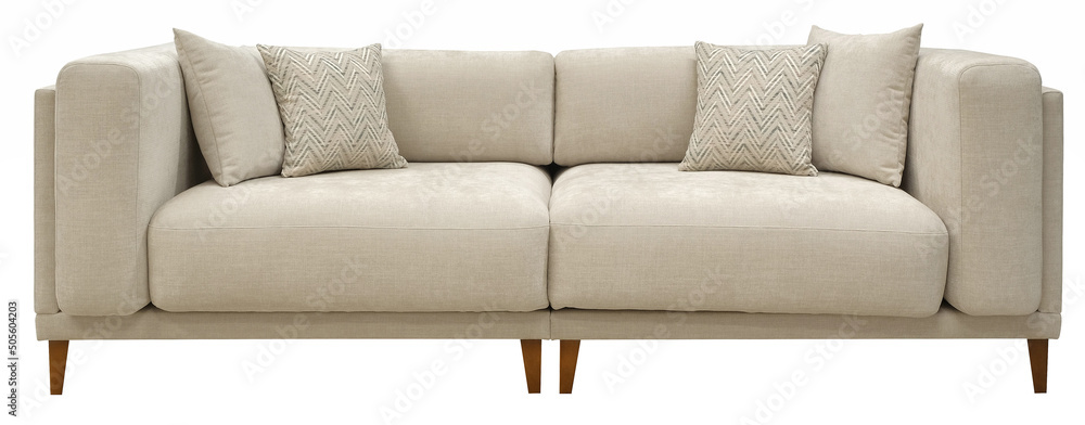 Φωτογραφία Sofa isolated on white background. Including clipping path