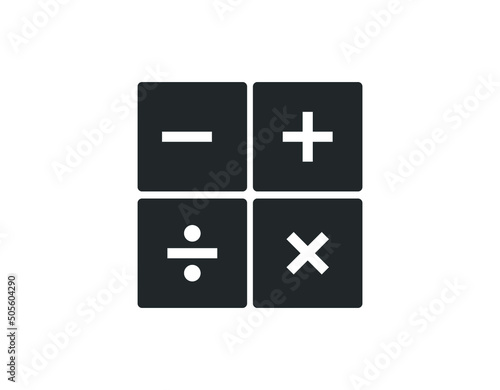 Calculator Icon Vector Template Illustration Design