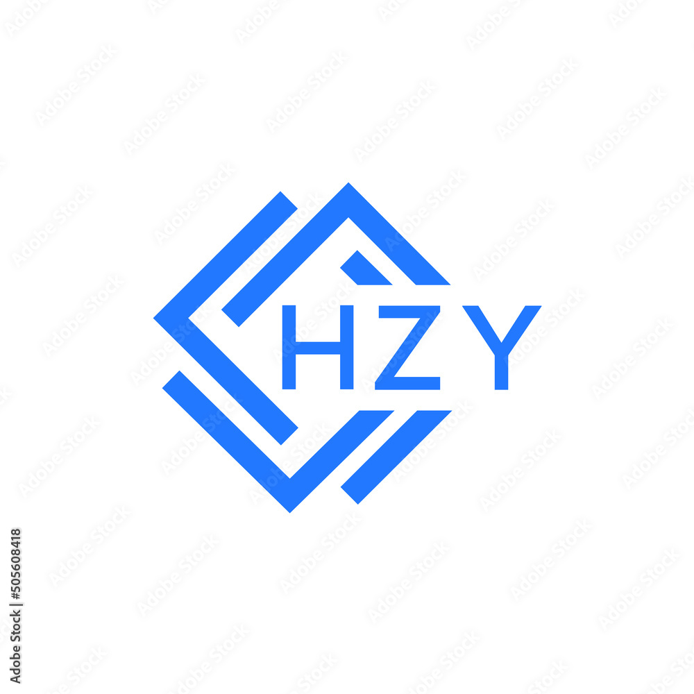 HZY letter logo design on white background. HZY creative initials letter logo concept. HZY letter design. HZY letter logo design on white background. HZY creative initials letter logo concept. HZY letter design.