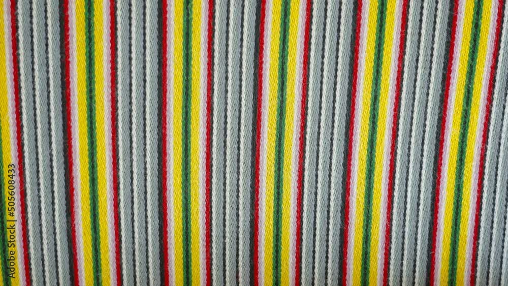 A closer look of the Estonian folk costumes that has pattern and weaved in Estonia A closer look of the Estonian folk costumes that has pattern and weaved in Estonia