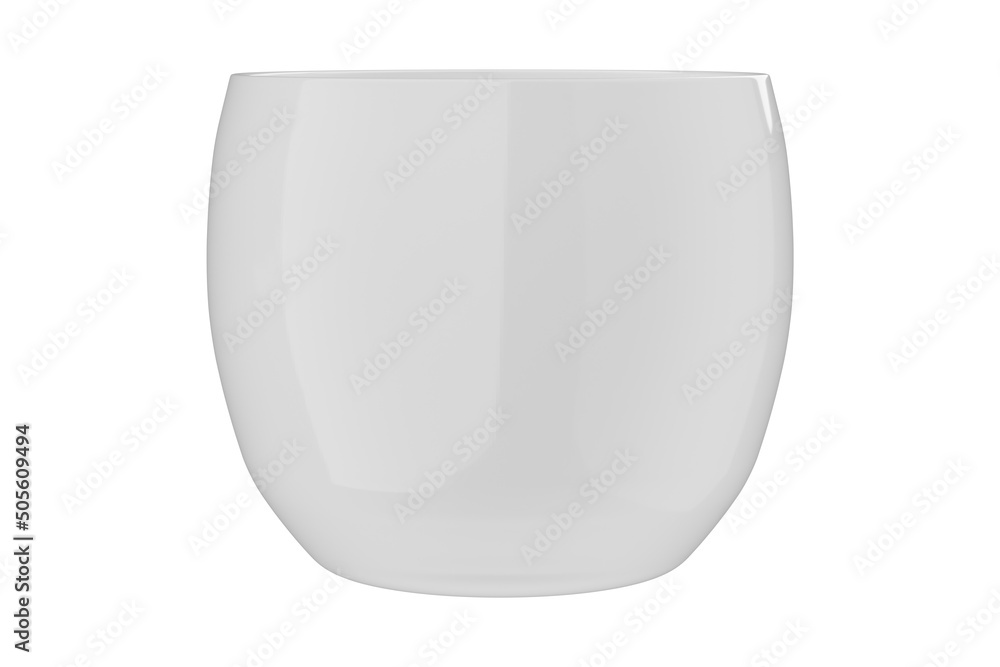 White bowl isolated on white background 3D rendering White bowl isolated on white background 3D rendering