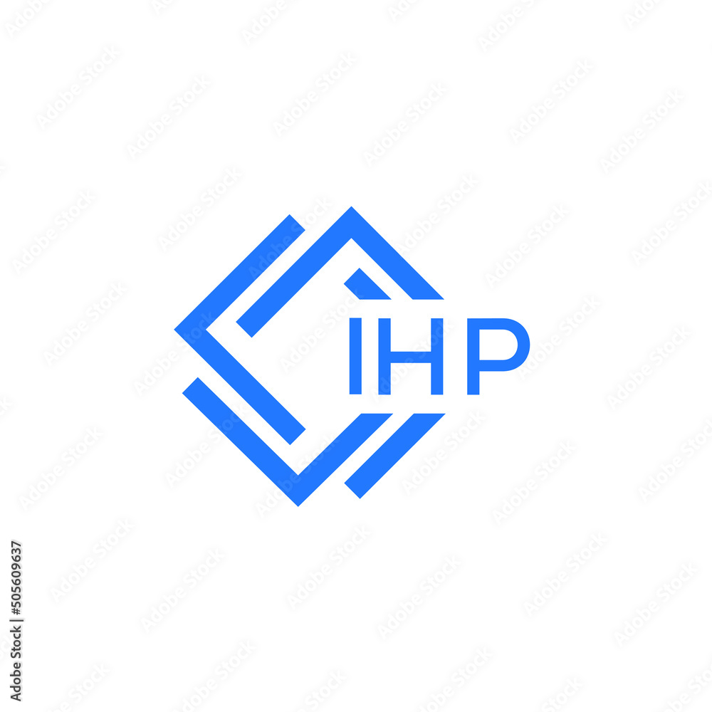 IHP technology letter logo design on white  background. IHP creative initials technology letter logo concept. IHP technology letter design.
