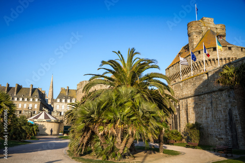 Saint-Malo city hall, Brittany, France