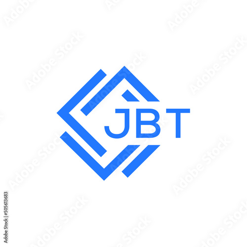 JBT technology letter logo design on white  background. JBT creative initials technology letter logo concept. JBT technology letter design. © Faisal