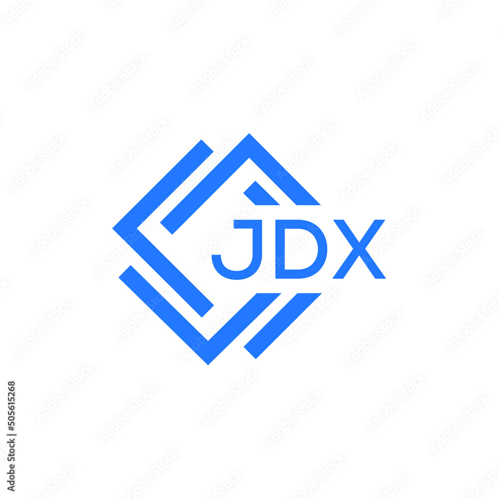 JDX technology letter logo design on white  background. JDX creative initials technology letter logo concept. JDX technology letter design.
