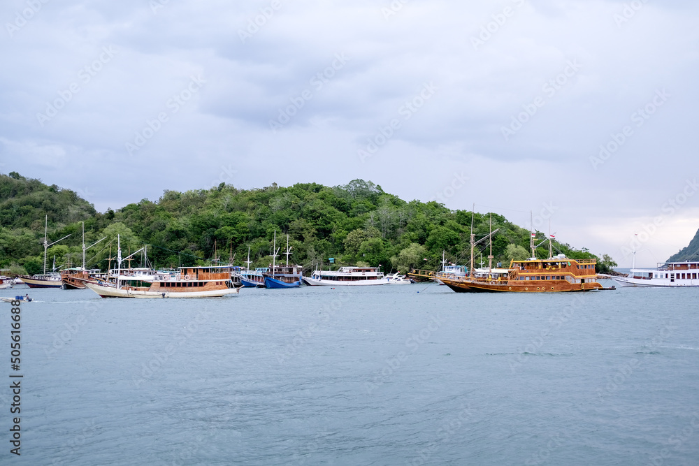 Ships and boats at Labuan Bajo Harbour