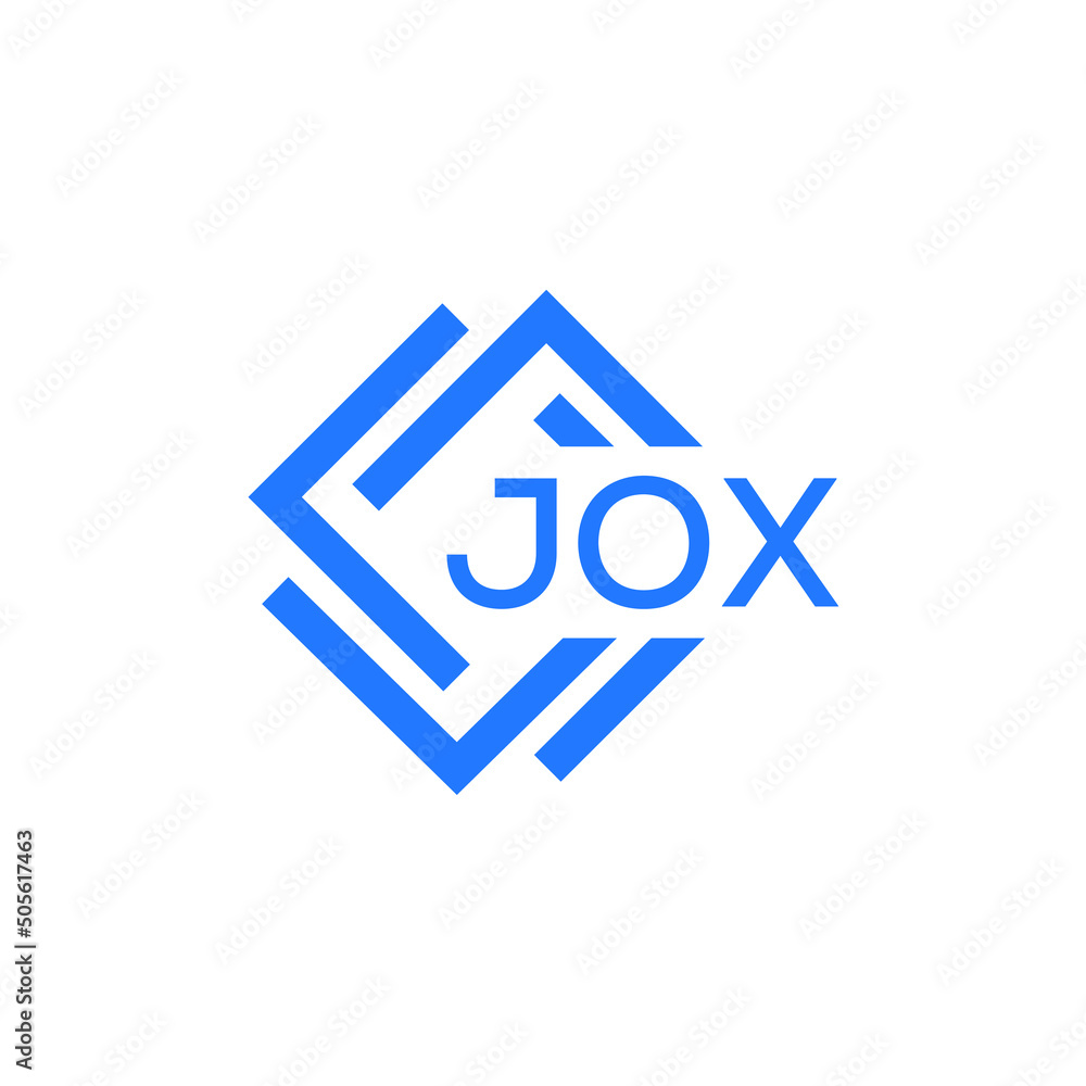 JOX technology letter logo design on white background. JOX creative initials technology letter logo concept. JOX technology letter design. JOX technology letter logo design on white background. JOX creative initials technology letter logo concept. JOX technology letter design.
