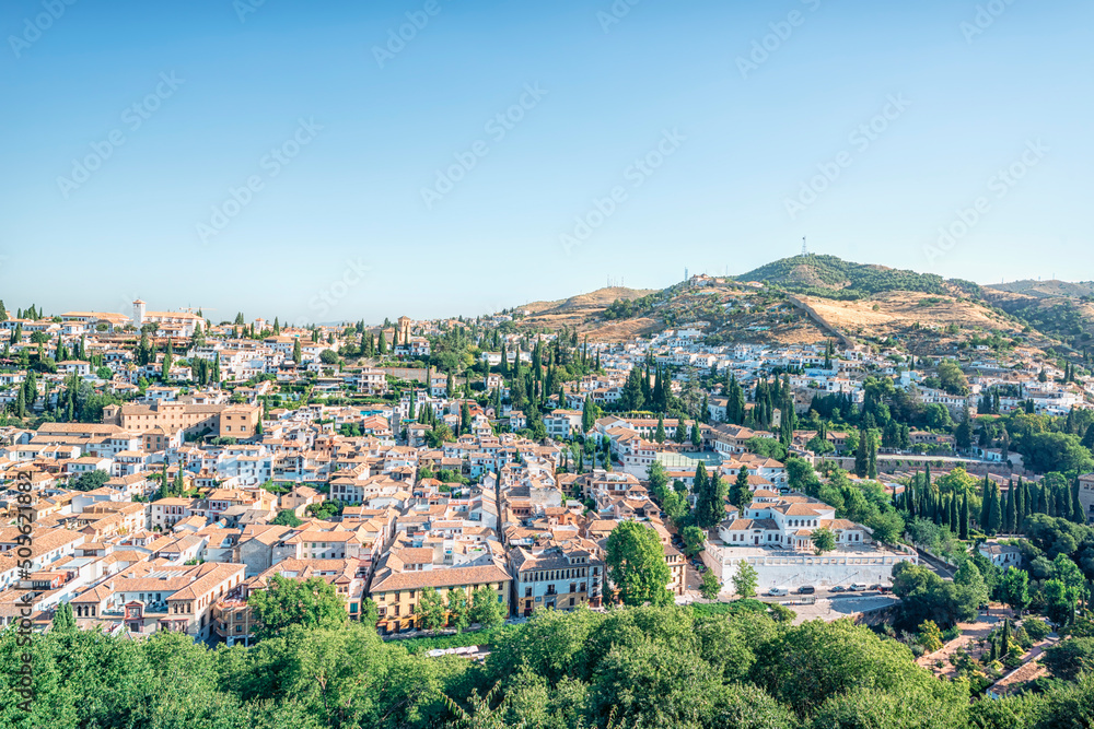 Granada city in Andalusia, Spain