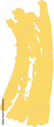 Hand drawn abstract brush strokes