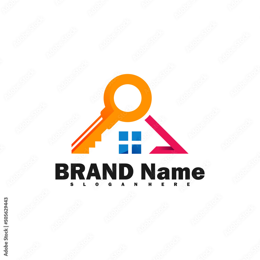 Key logo icon vector illustration design template. Creative design simple Key logo icon vector illustration design template. Creative design simple