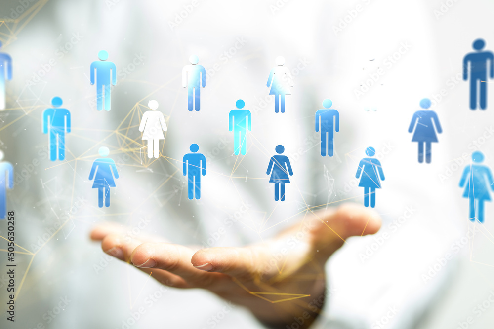 Global network. Blockchain. 3D illustration. Neural networks and artificial intelligence. Abstract Global network. Blockchain. 3D illustration. Neural networks and artificial intelligence. Abstract