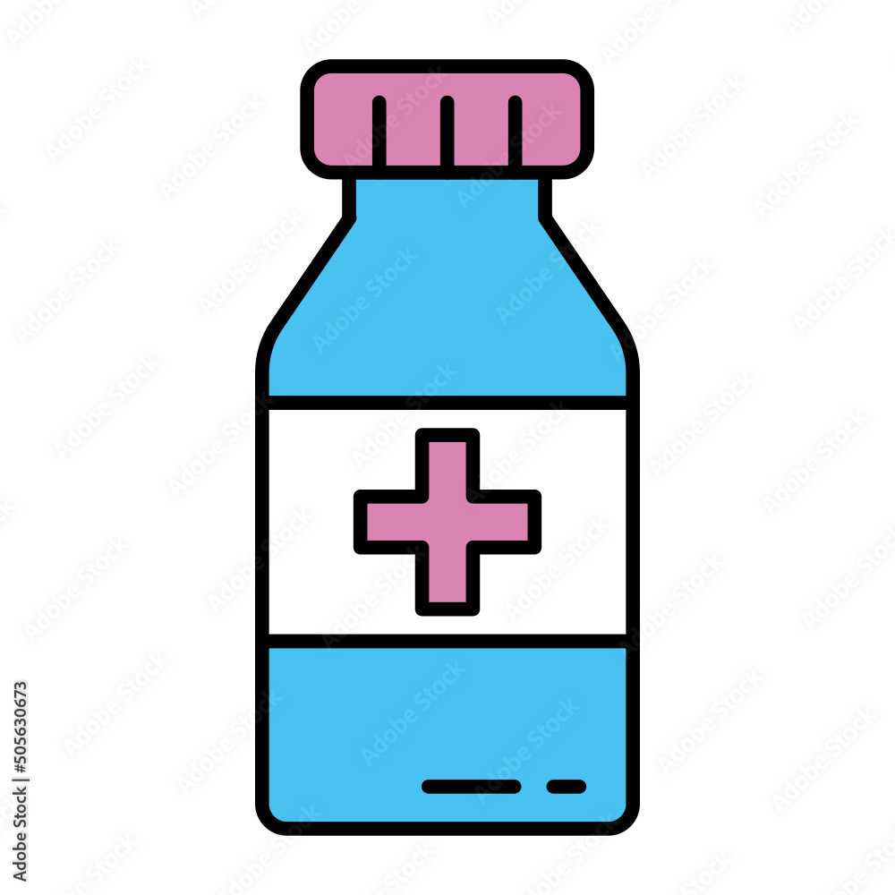 Obraz premium medicine bottle icon