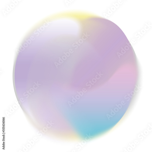Leinwand Poster Gradient Sphere