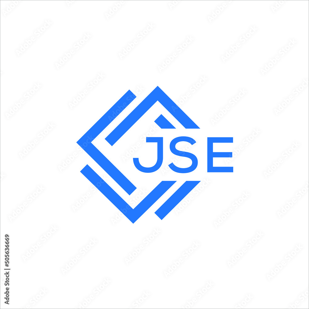 JSE letter logo design on white background. JSE creative initials letter logo concept. JSE letter design. JSE letter logo design on white background. JSE creative initials letter logo concept. JSE letter design.