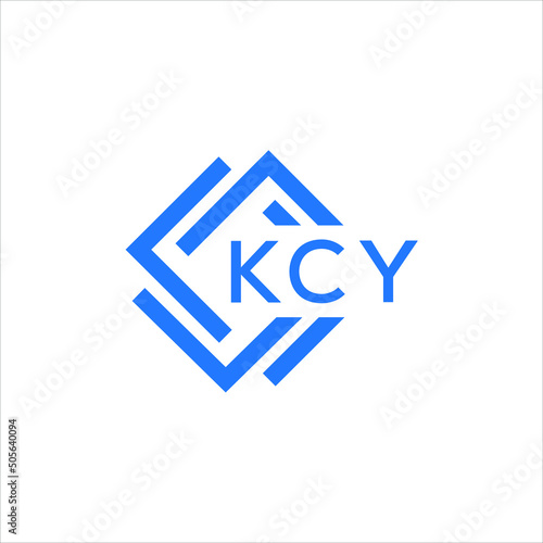 Free Download KCY technology letter logo design on white  background. KCY creative initials technology letter logo concept. KCY technology letter design. - GFXLoad